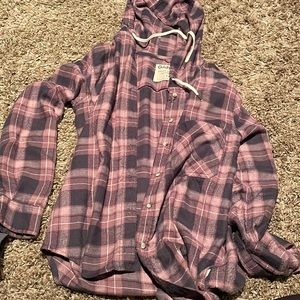 Garage- plaid shirt.